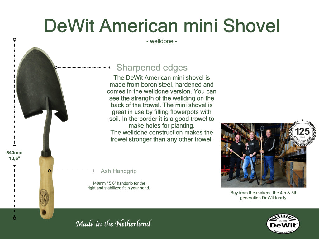DeWit Shovel - Mini American Welldone