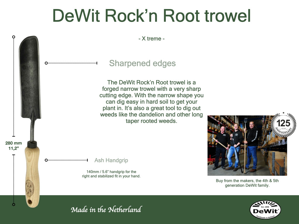 DeWit Trowel - Rock N Root