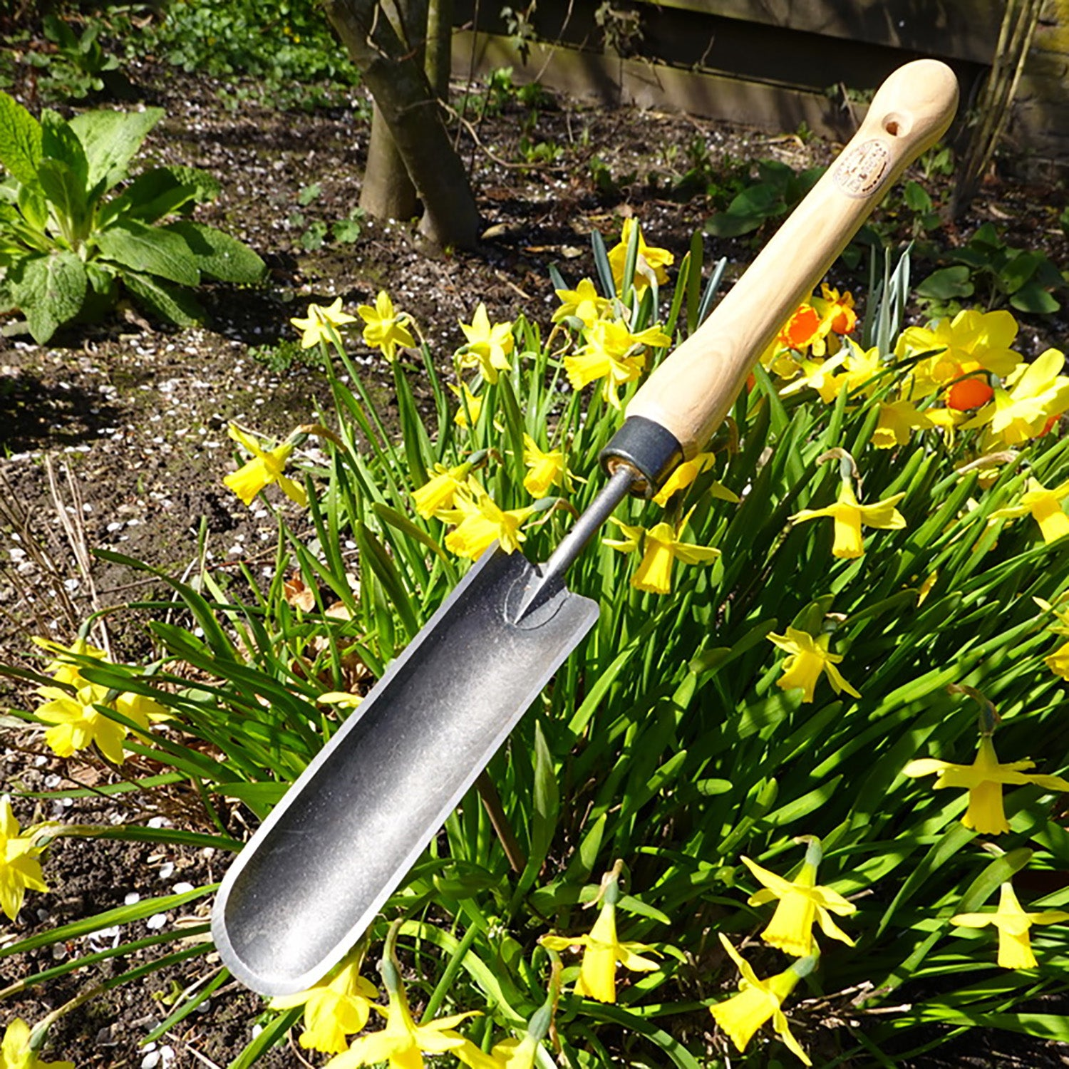 narrow garden trowel DeWit Rock-N-Root Trowel