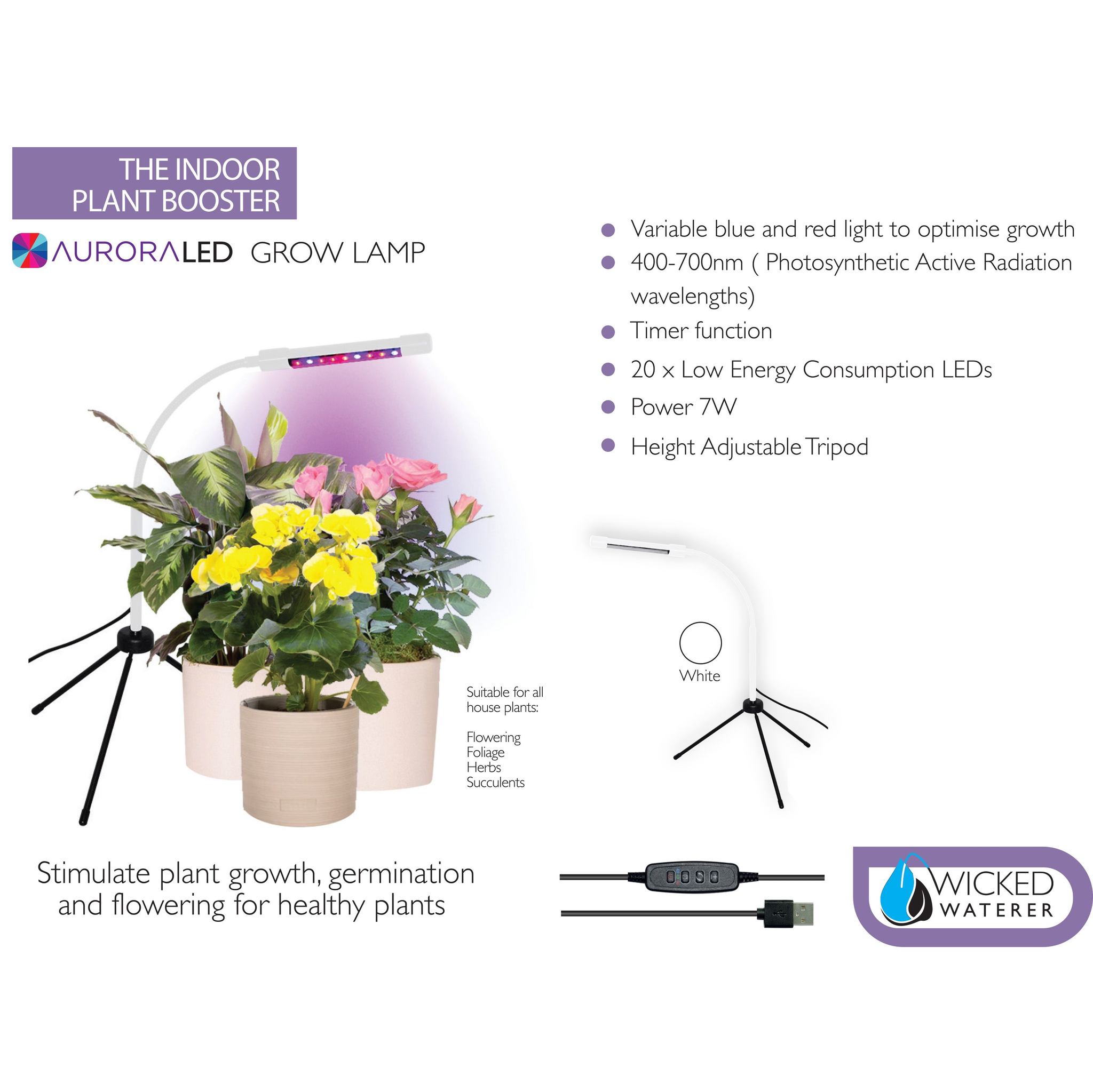 house plant led grow light Plant Booster Grow Light