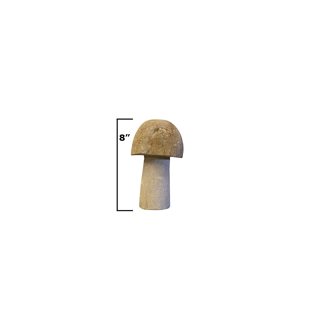 8&quot;H Granite Boulder Mushroom