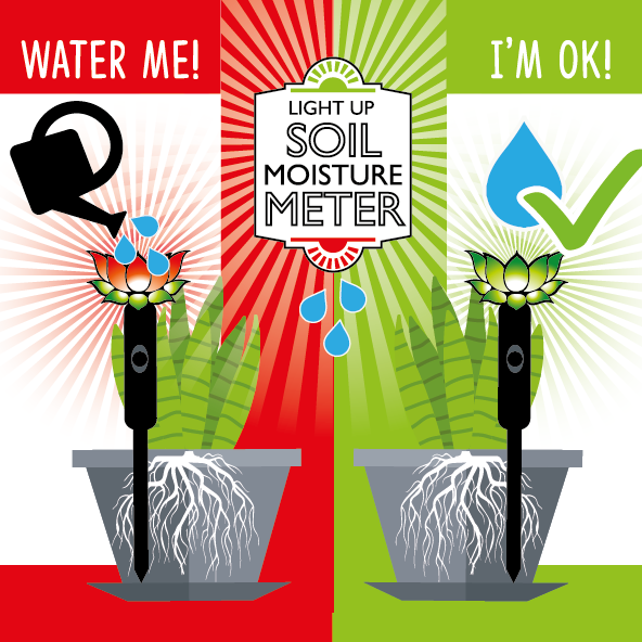 water meter for indoor plants Plant Alarm, 10.5"L | Gardening Solutions – Garden Your Way