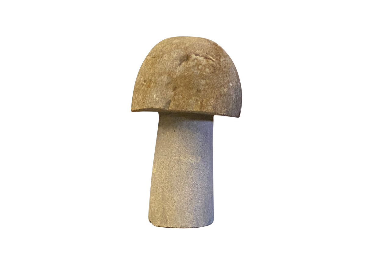 8&quot;H Granite Boulder Mushroom