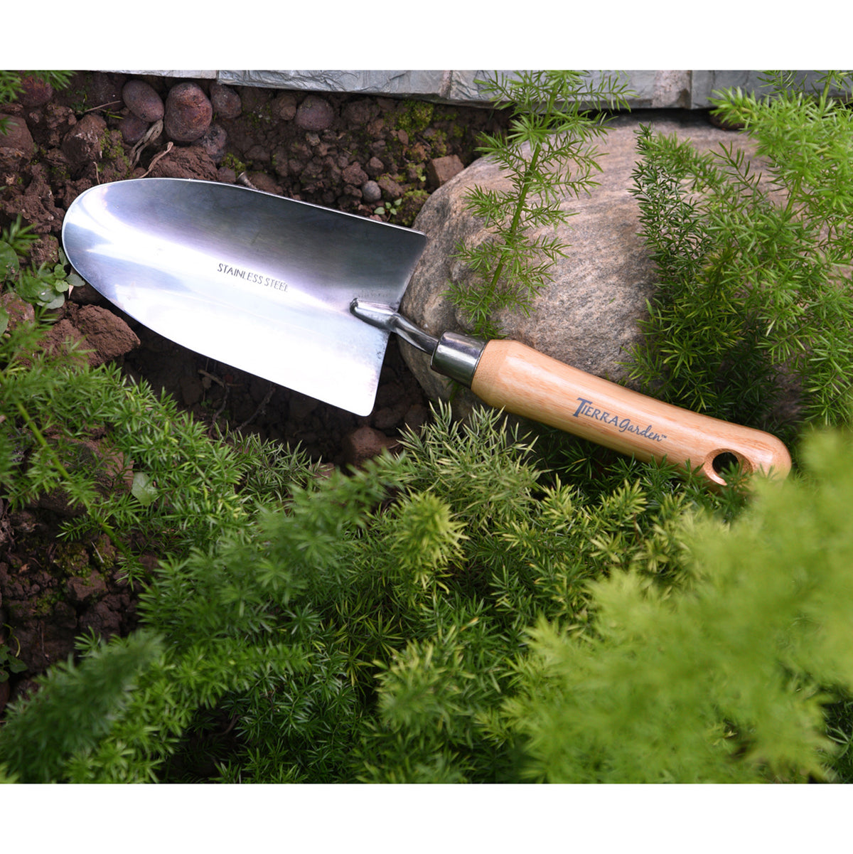 Stainless Steel Trowel with Bamboo Handle