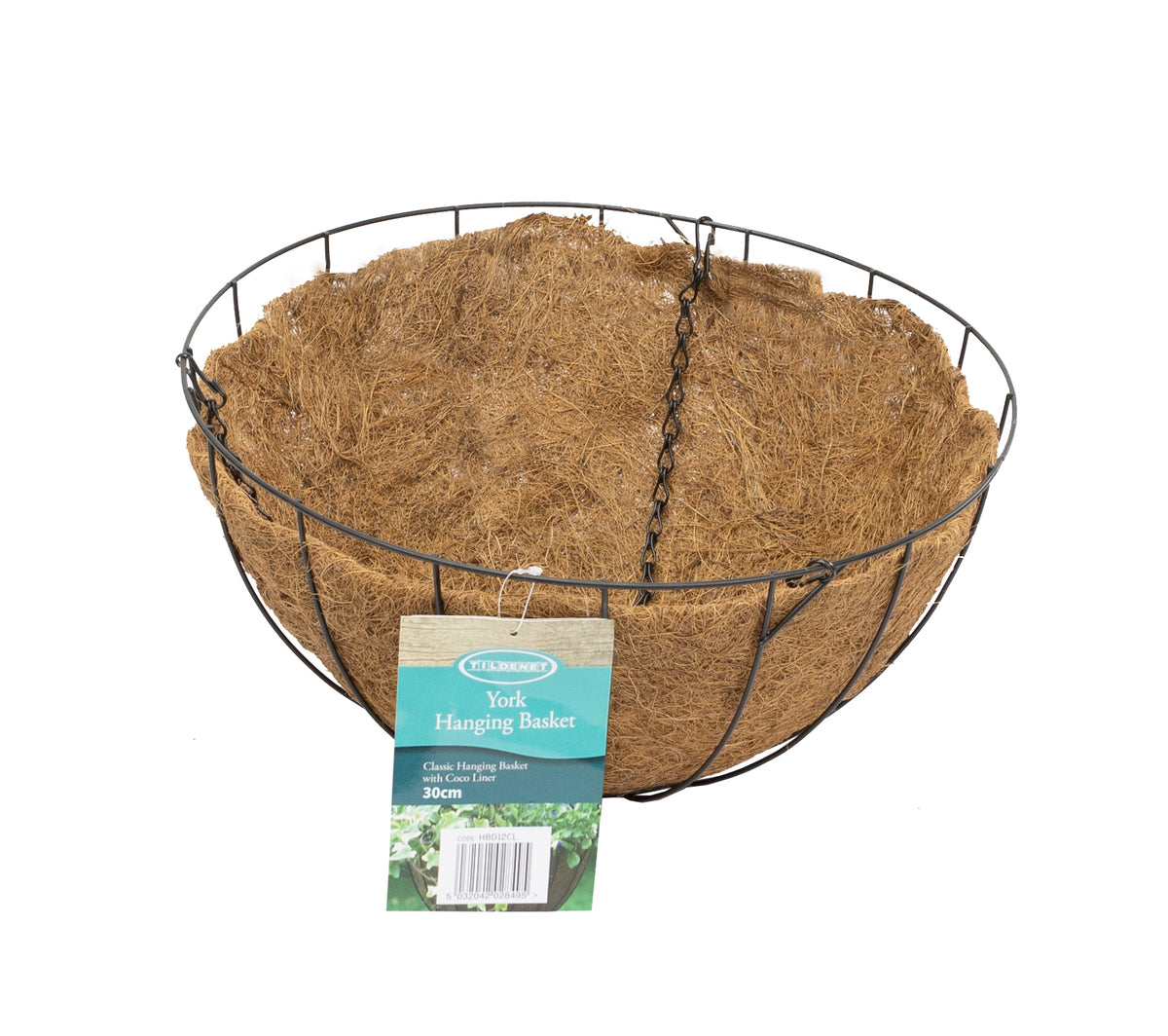 12&quot; York Deluxe Hanging Basket with Coco Liner