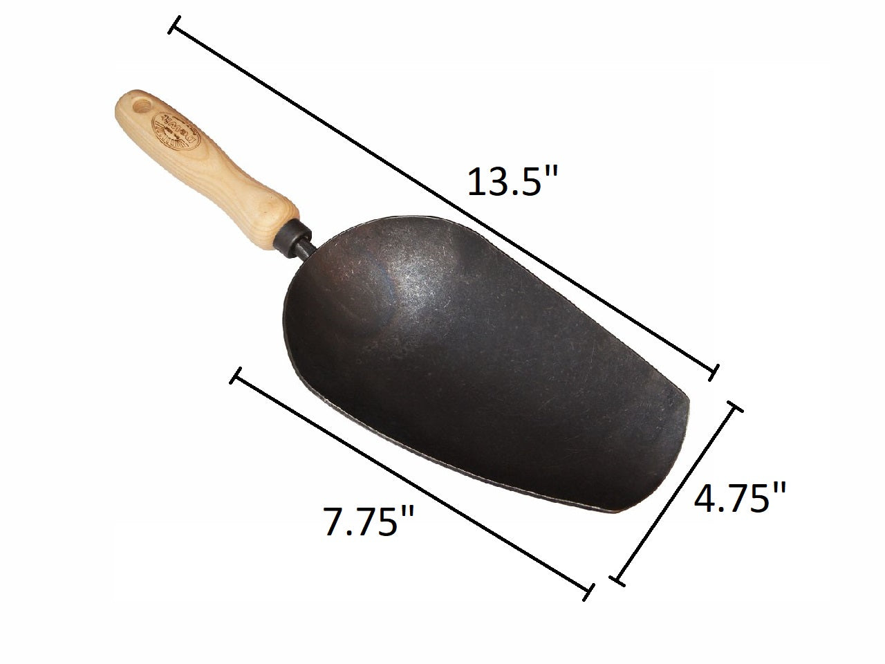 garden scoop trowel DeWit Forged Scoop