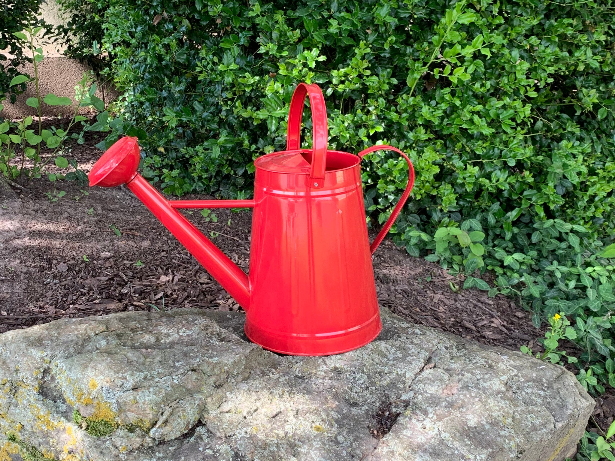 watering cans for hanging plants 1.2 Gallon Red Metal Watering Can | Gardening Solutions