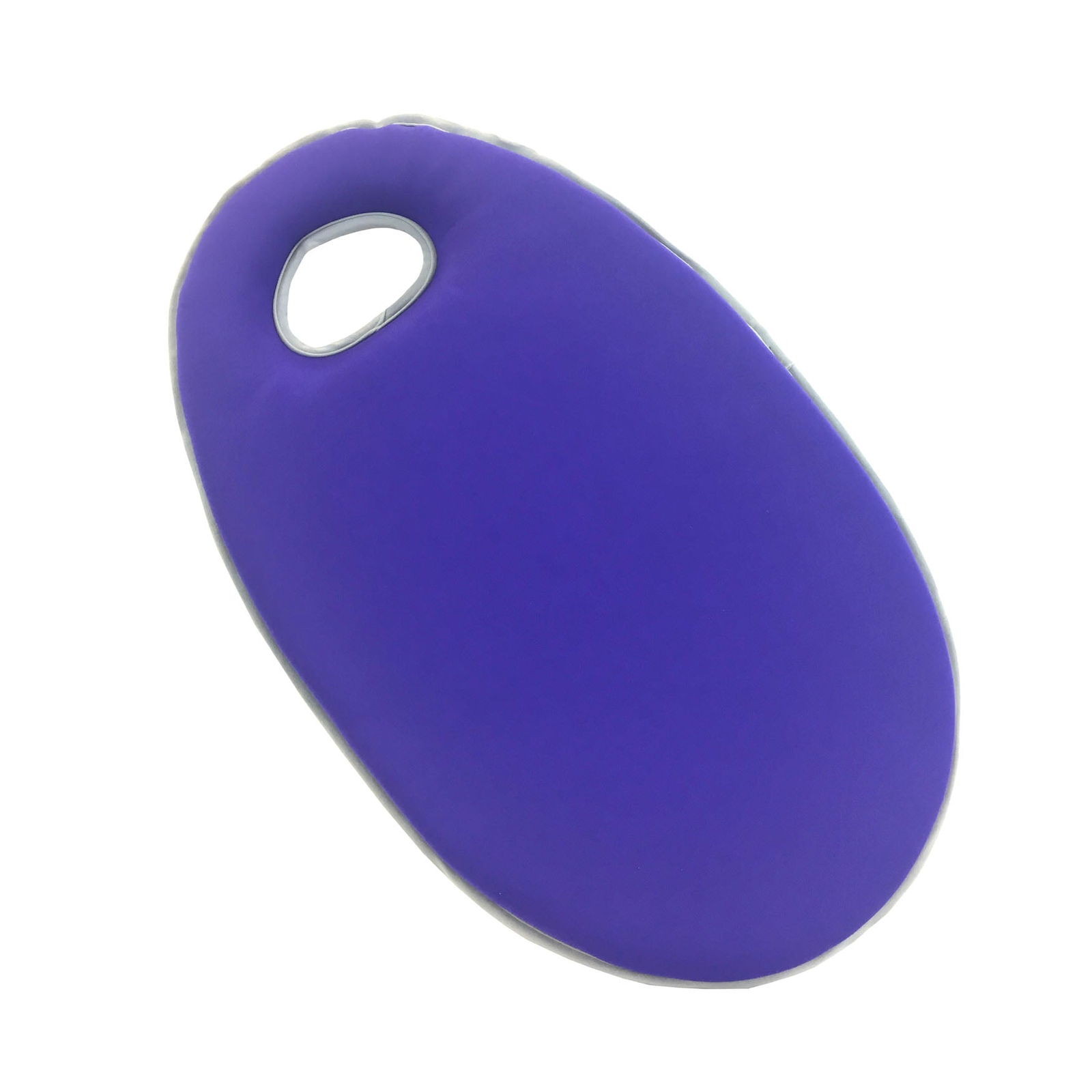 Violet memory foam kneeling cushion with handle, 20" x 12.25".
