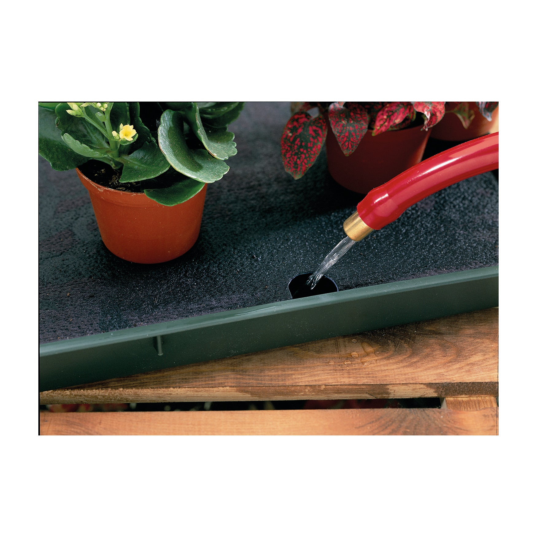 large self watering plant tray Tierra-Derco GP70 Large Self Watering Tray