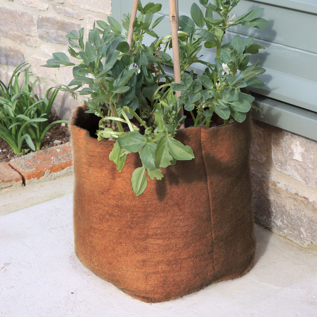 fiber pots for plants wholesale 10.5 gal. (40L) Hemp Fiber Planter | Containers – Garden Your Way