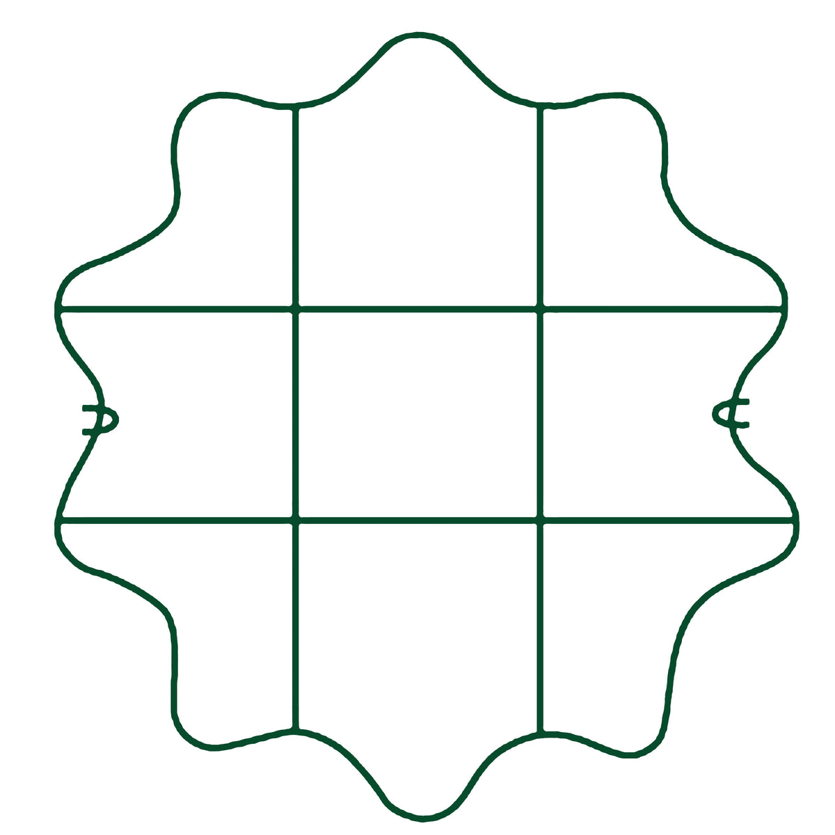 Plant Support Grid 21&quot; Scalloped Circle