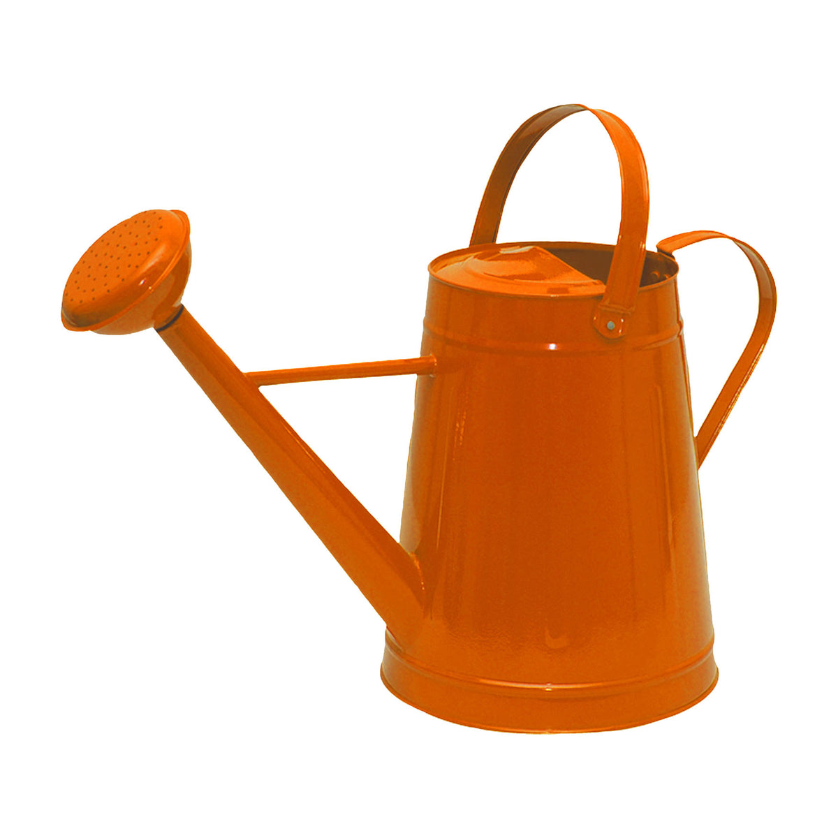 1.2 gal Orange Metal Watering Can
