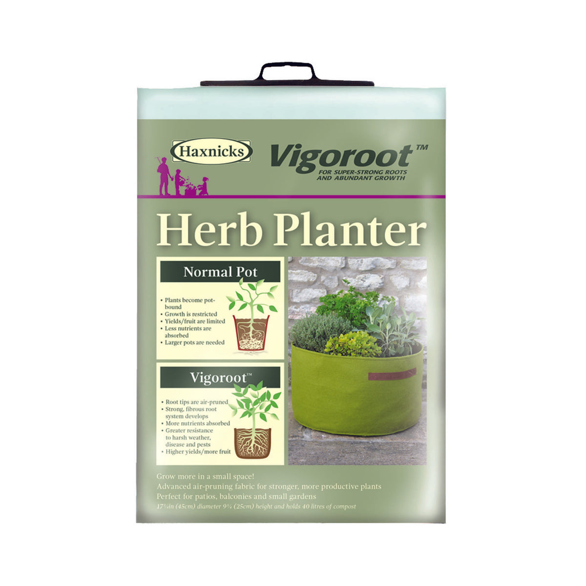 Vigoroot Herb Planter