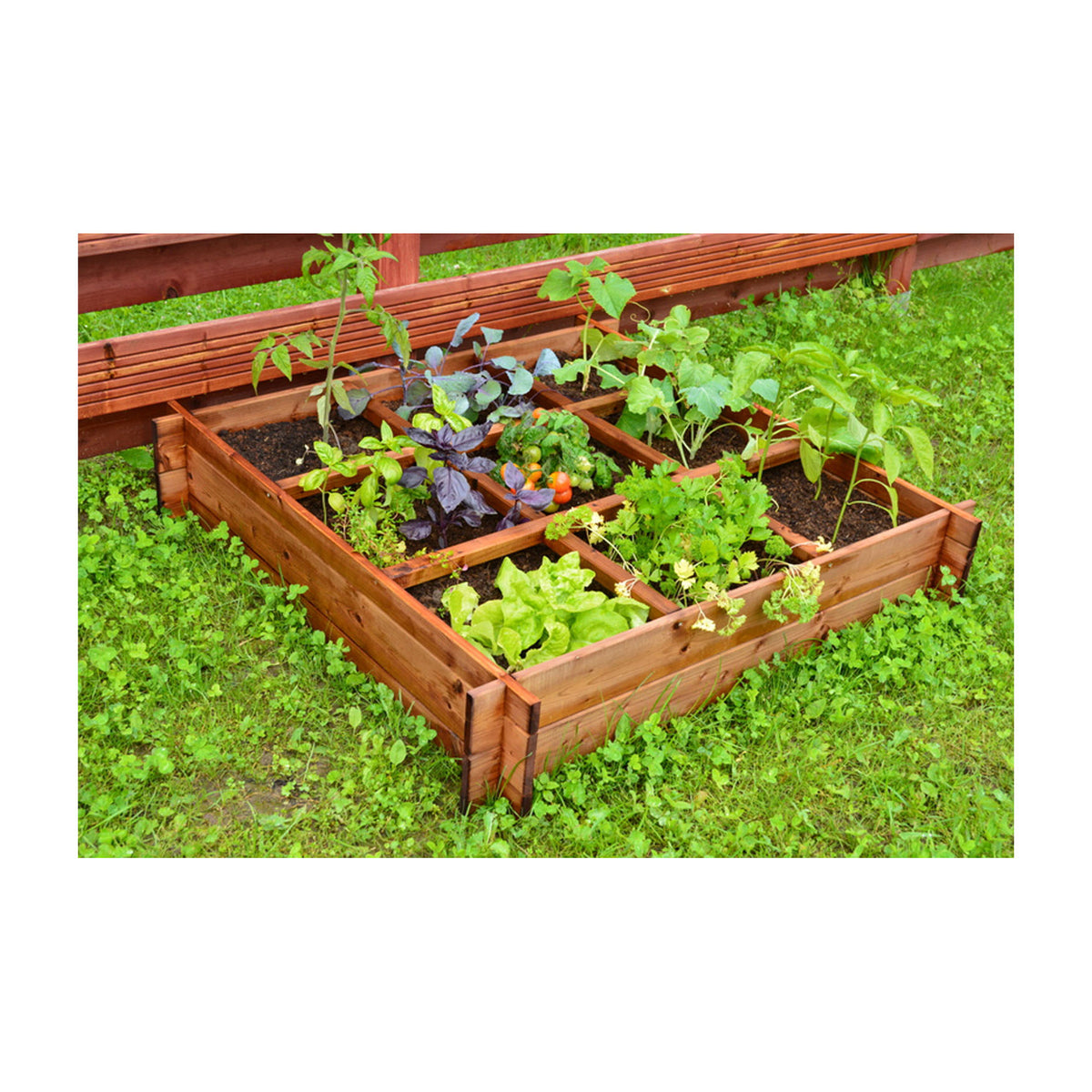 Square On-Ground Raised Bed